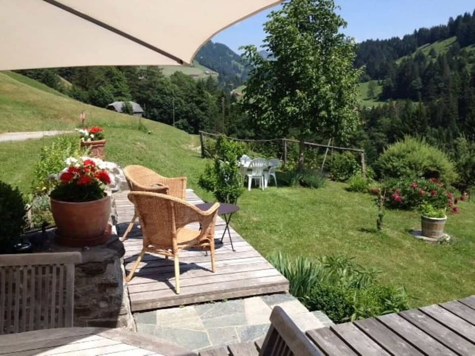Terrace in summer
