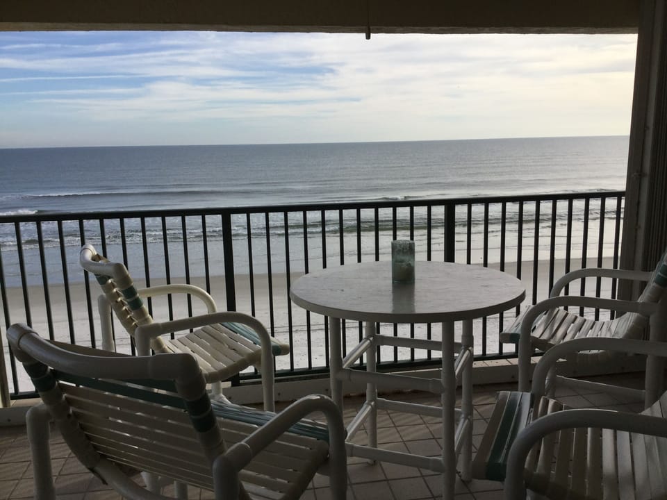 Oceanfront balcony