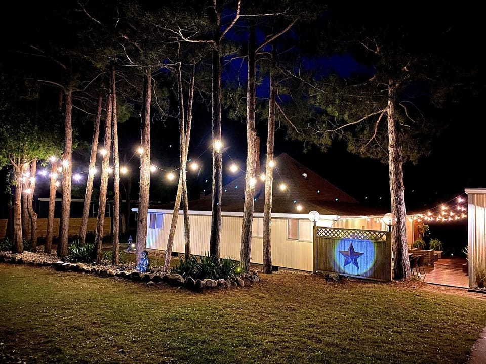 the Great Escape - Whimsical "Magical" lighting found all around the property