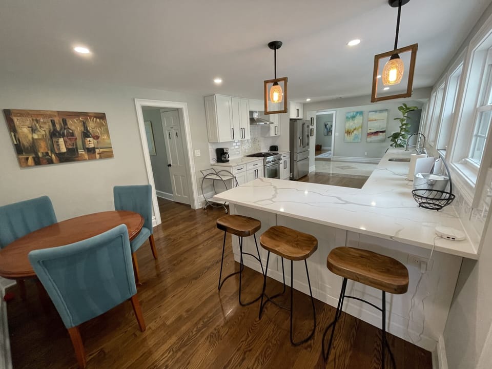 very large, high-end kitchen