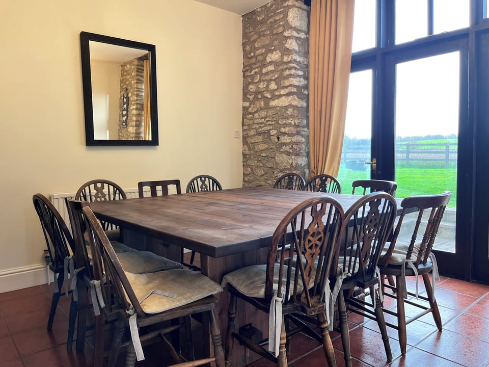 Dining Room which can seat the maximum occupancy of the property (12).