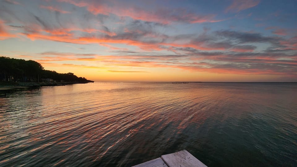 Sunset from the end of the pier (no filter) June 2024