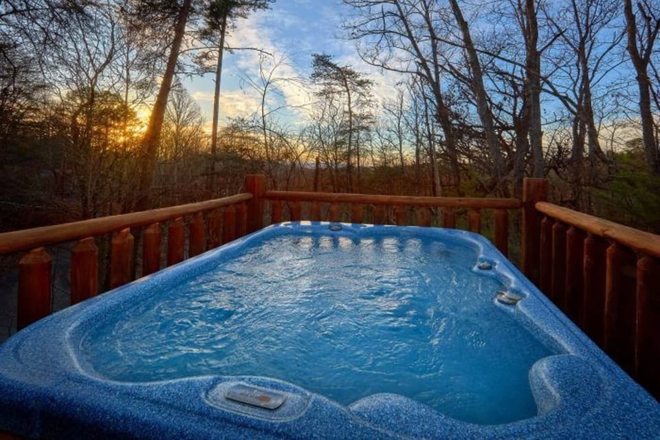Hot Tub on our exclusive thrust outdoor deck 