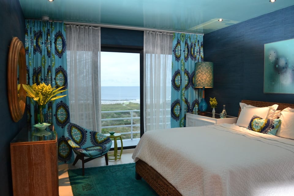 Upstairs master bedroom with private bath
