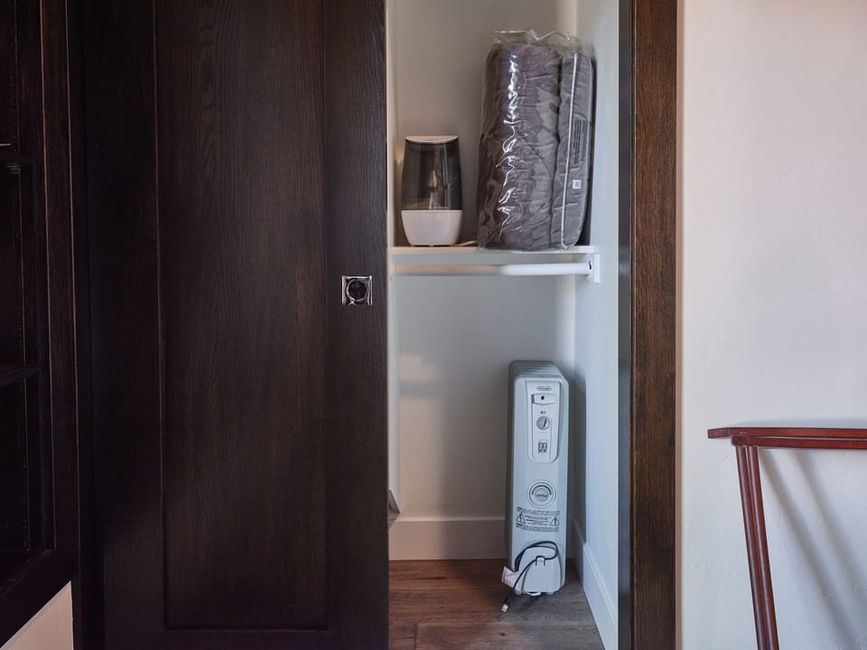 Every bedroom has a heater and humidifier.
