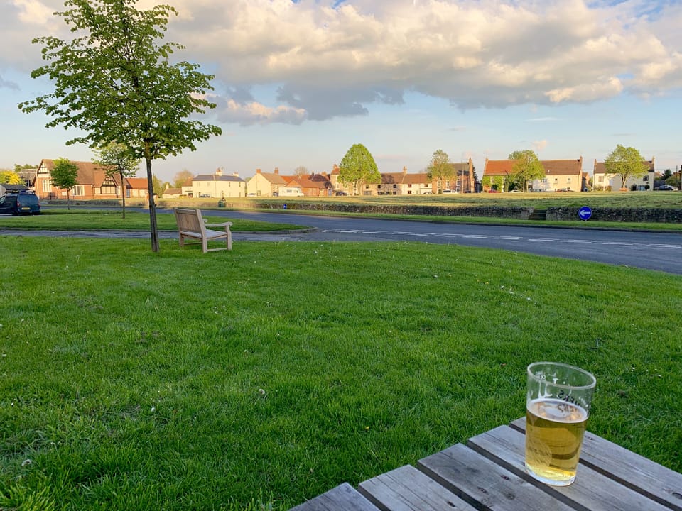 View of the village from the Farmer's Arms