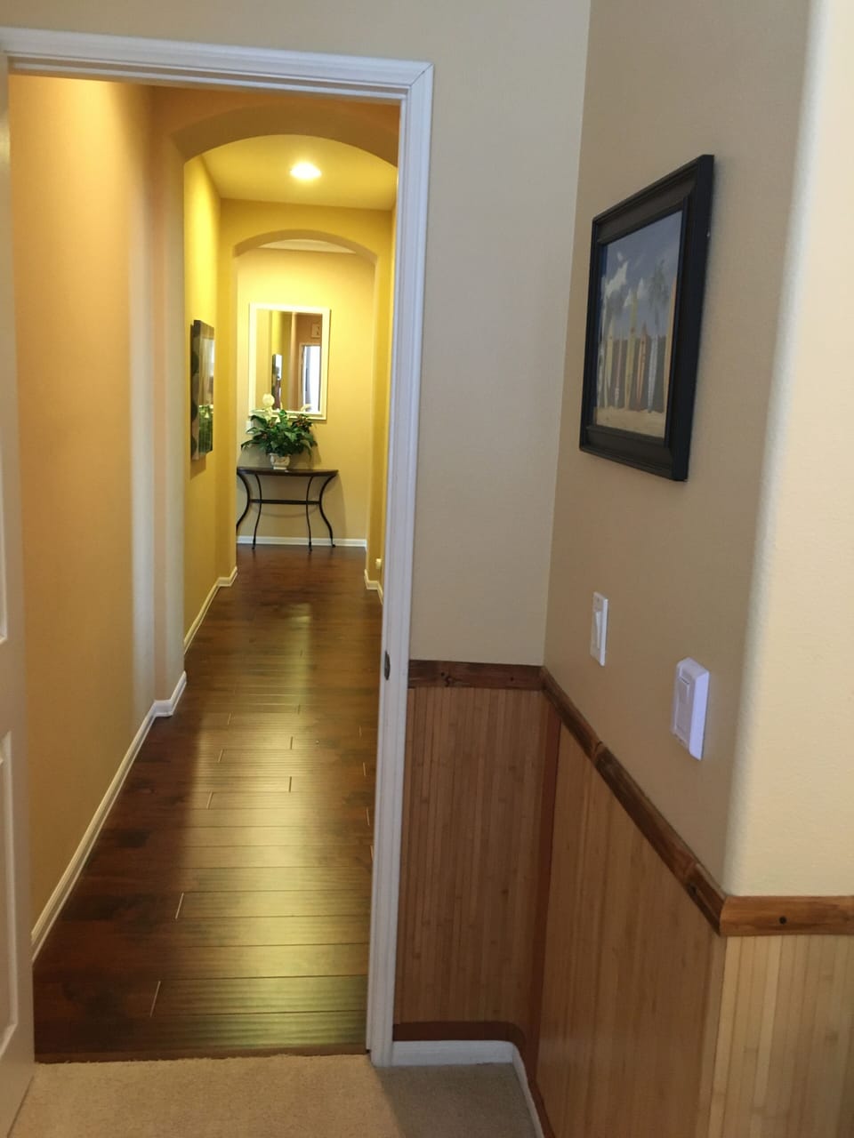 Hall from “Tiki Room” leading to downstairs 