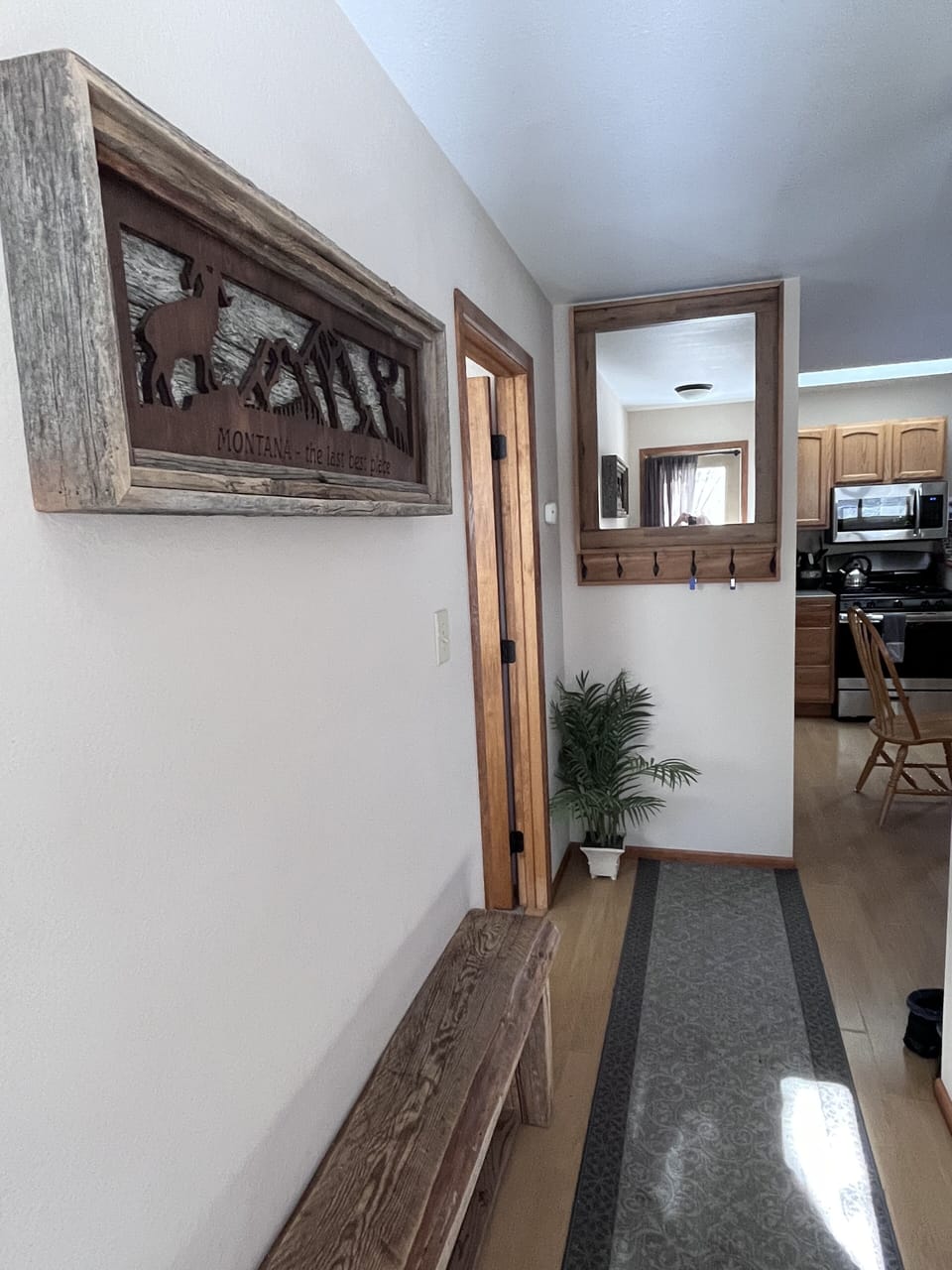 Entry to cottage.