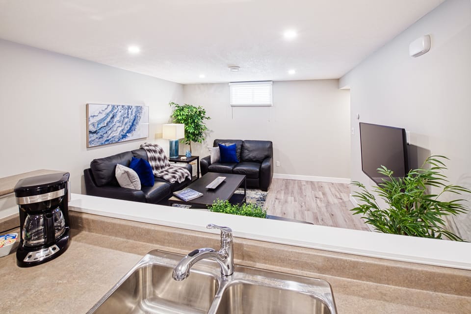 Visit or watch your favorite TV show while working in the kitchen