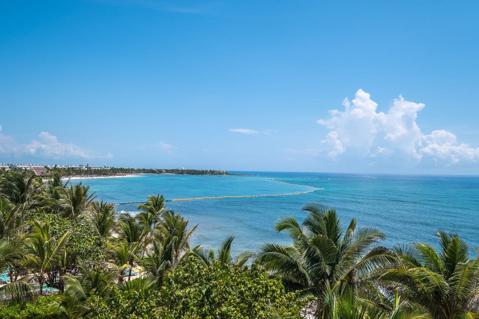 Greater Akumal Bay looking north - Casa Bella Akumal Mexico Vacation Rental