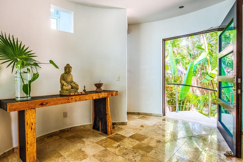 Main Entrance - Casa Bella Akumal Mexico Vacation Rental