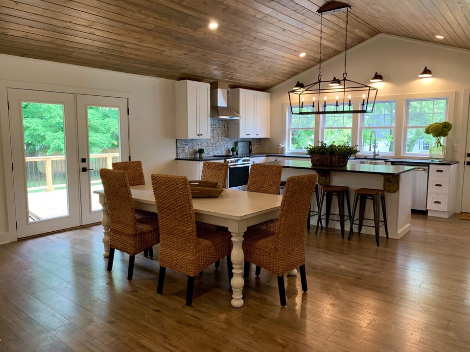 Beautiful spacious rooms provide ample room for gathering and feasting!