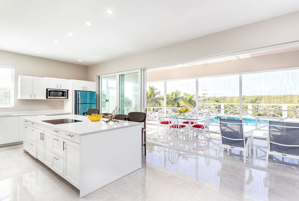 Main Kitchen in Pavilion 1 with outdoor covered patio