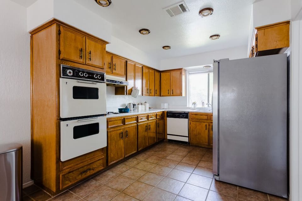 Roomy & Big Stylish Kitchen with a lot of natural light coming in