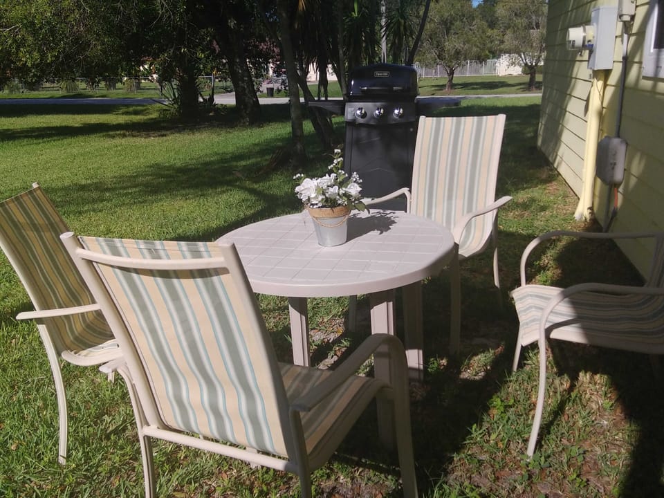 Outdoor Space and Grill