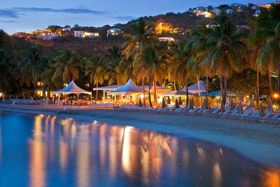 Beach at night