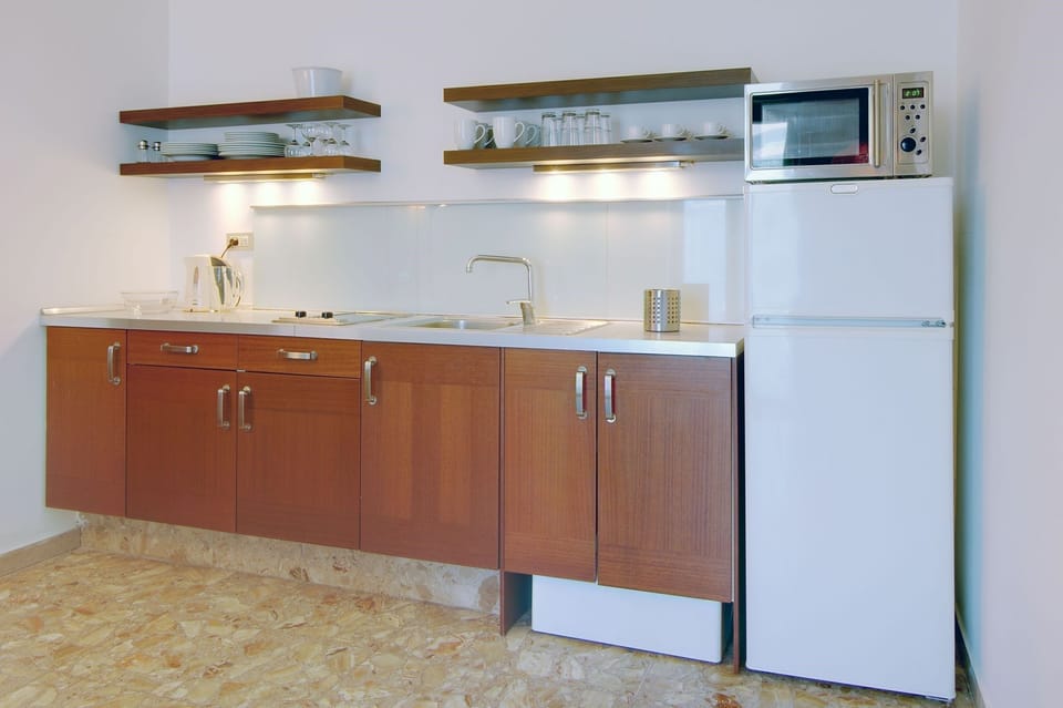 Make a tasty meal in your own kitchenette!