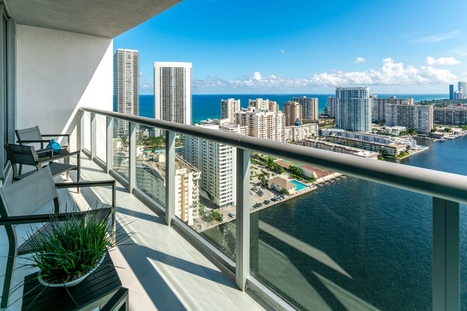 Picture your self standing at the balcony of your apartment and admiring this breathtaking view.