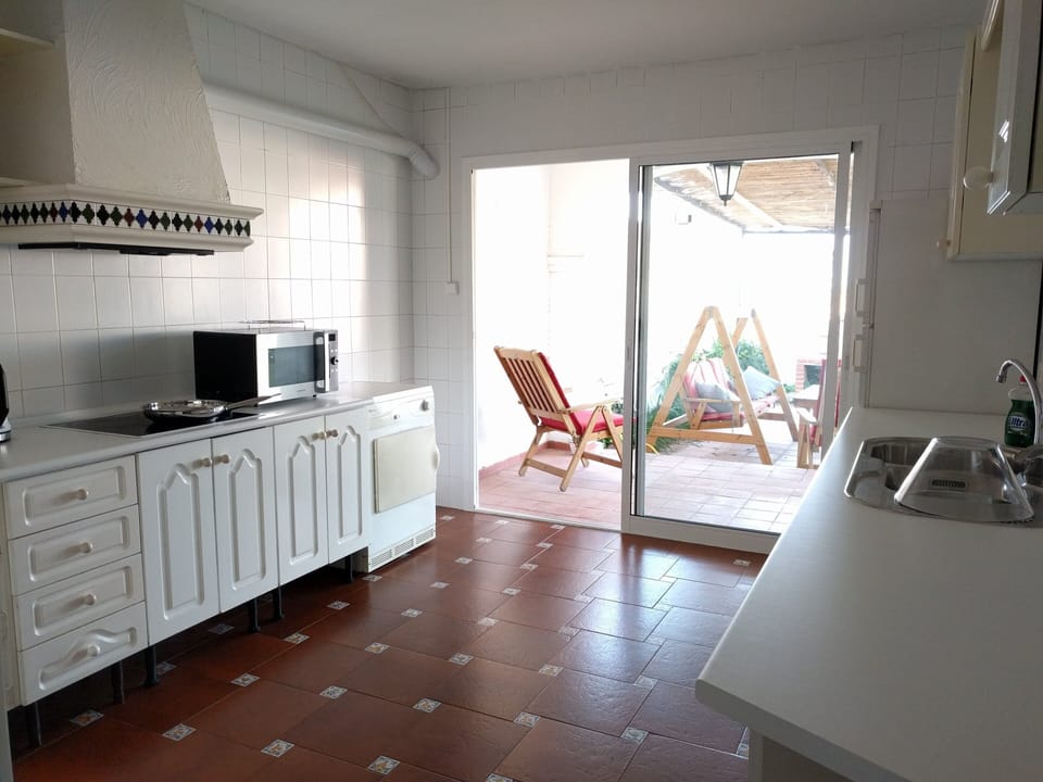 The kitchen.