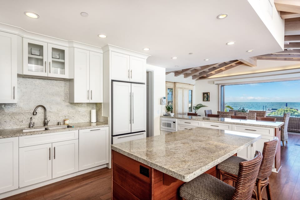 The kitchen is outfitted with all new appliances