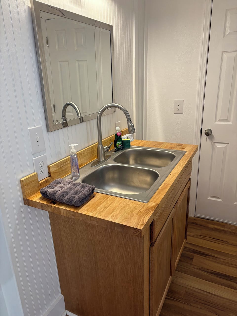 Bathroom sink shower