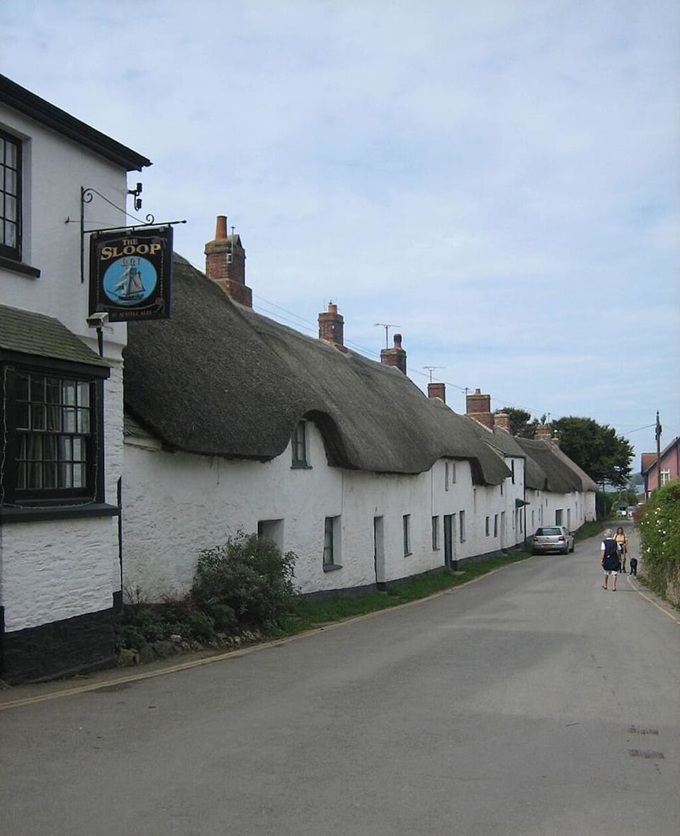 the picturesque coastal village of Bantham