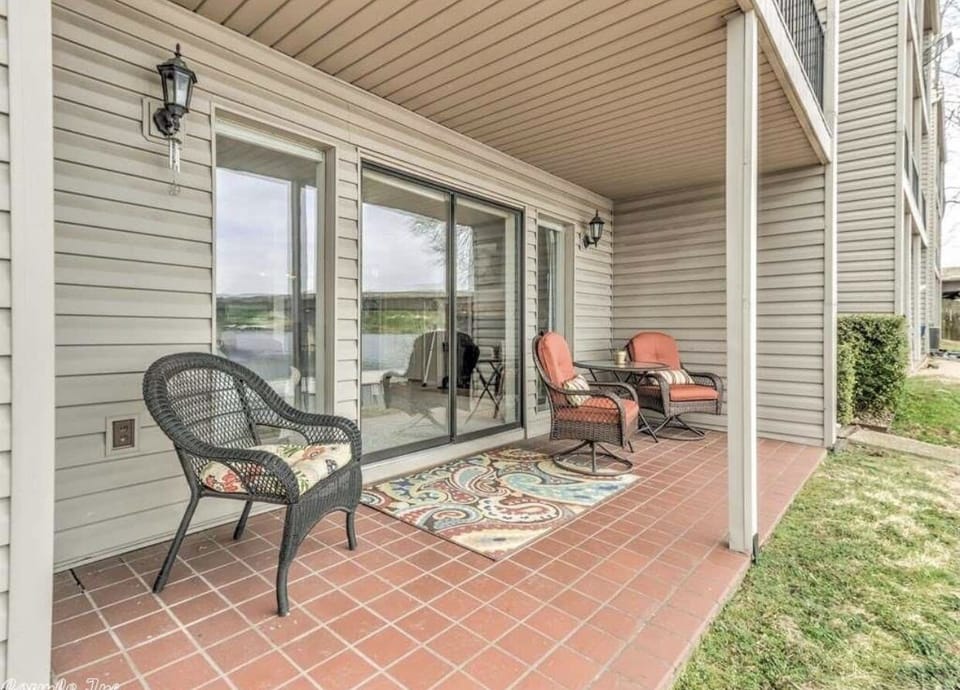 Ground level patio