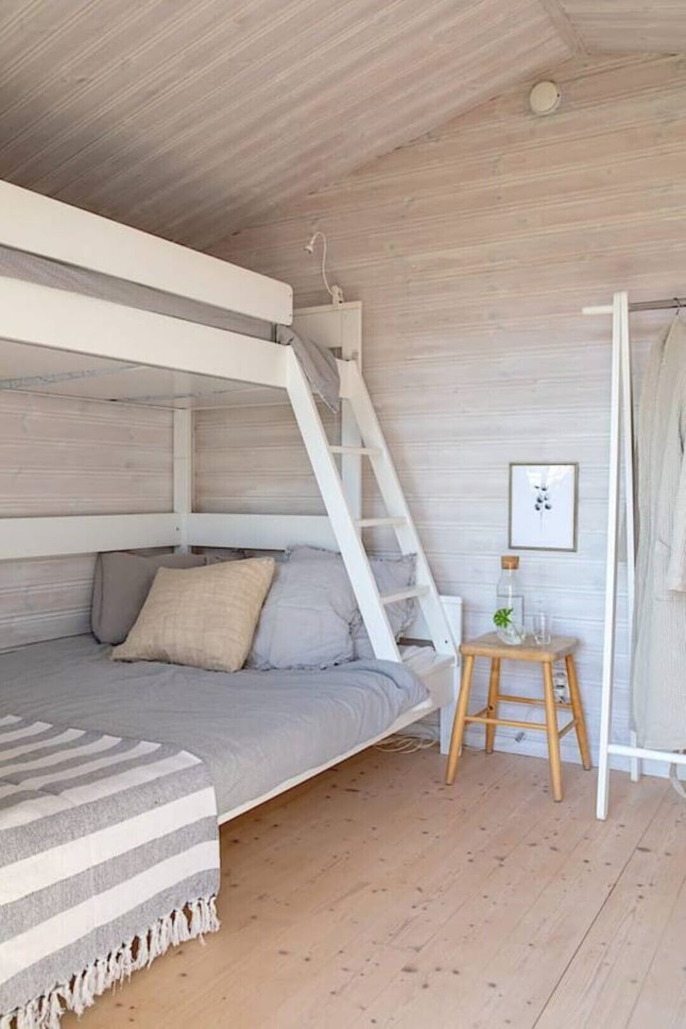 Family bed in guest house