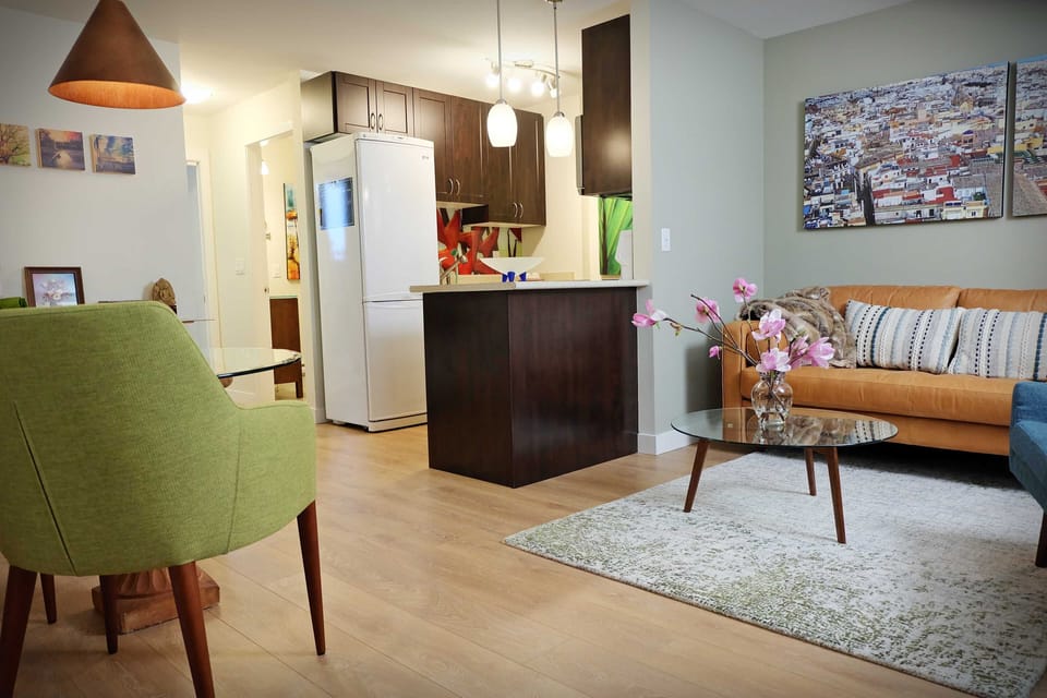 Quality furnishings and original artwork, too.