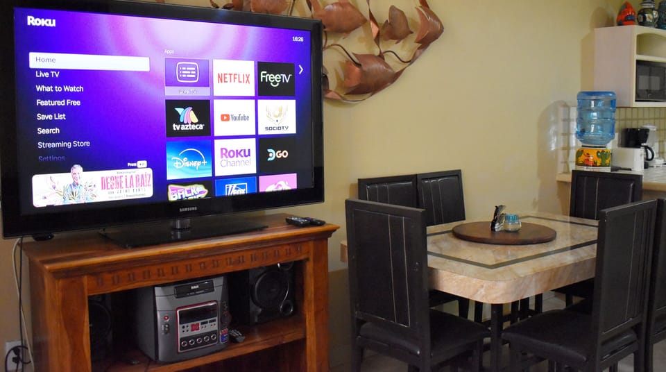 Smart-TV in living room area