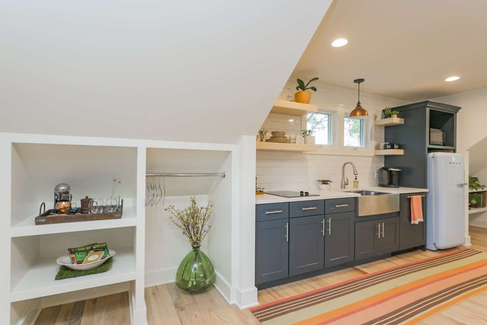 All you need is here.  Perfect for two.  Walkable East Nashville.