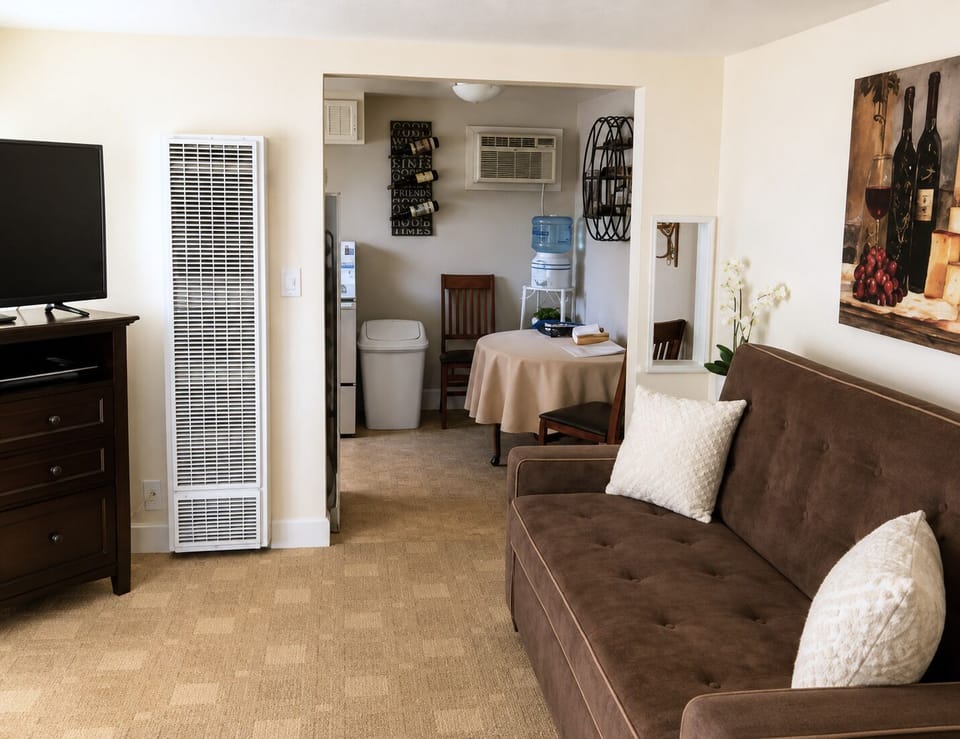 Gather on the sofa with TV time and easy conversation.
