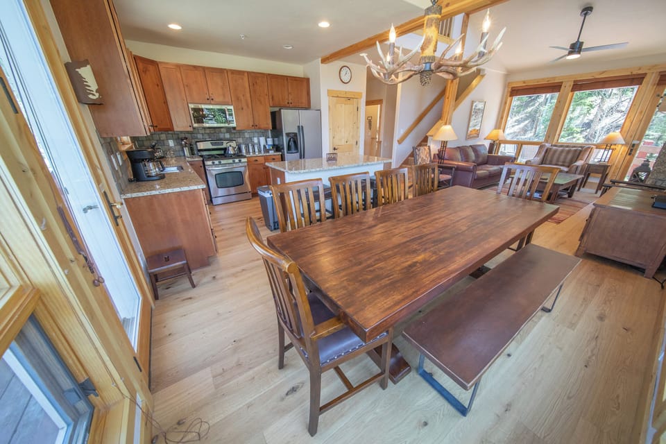 Separate dining space