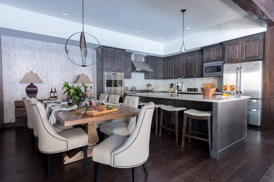 Spacious kitchen to meet all your entertaining needs.