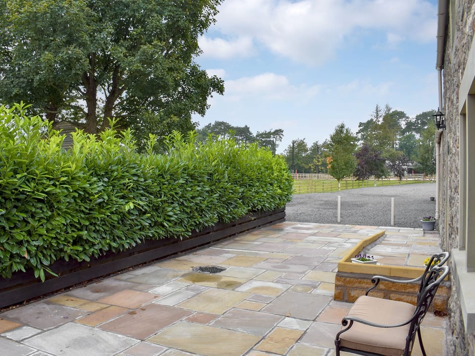 Patio area | Grooms Bothy, Nenthorn, near Kelso