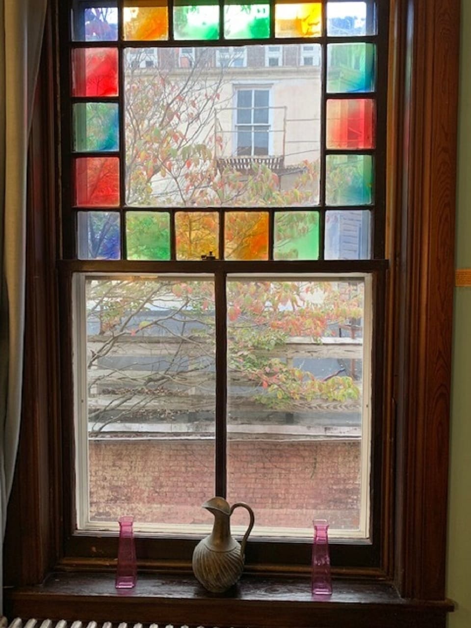 Beautiful historical touches in this apartment