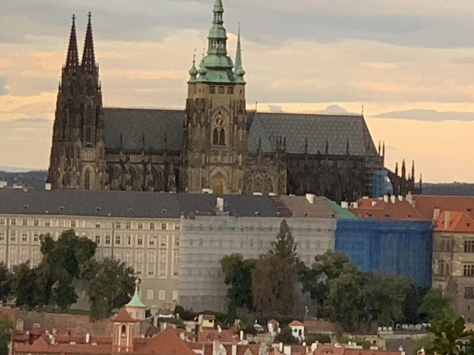 Just a photo. Made from park, not from apartment.