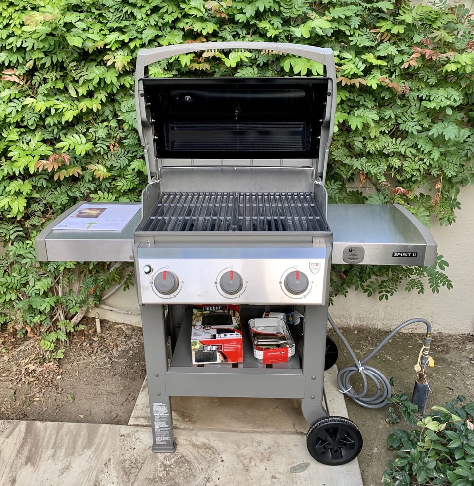 Grill In Courtyard