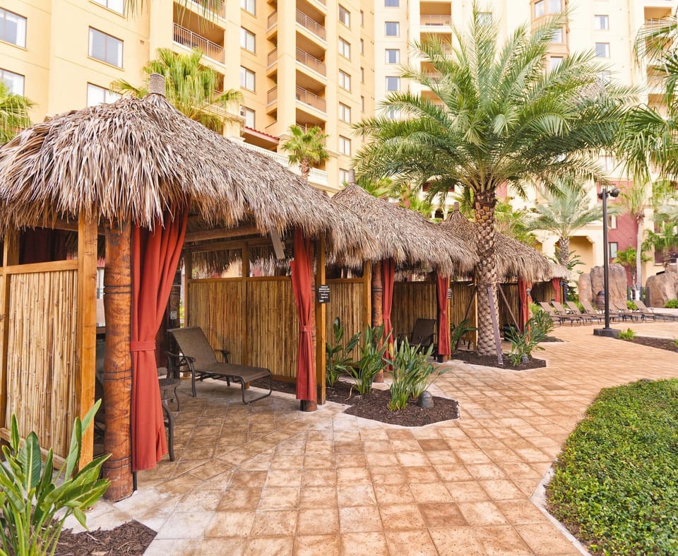Enjoy a personal Cabana to relax in