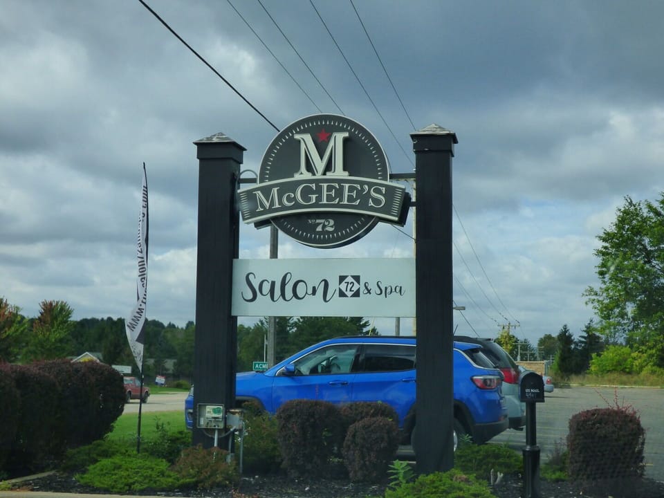 Right nextdoor to McGees 72 Restaurant & Bar!