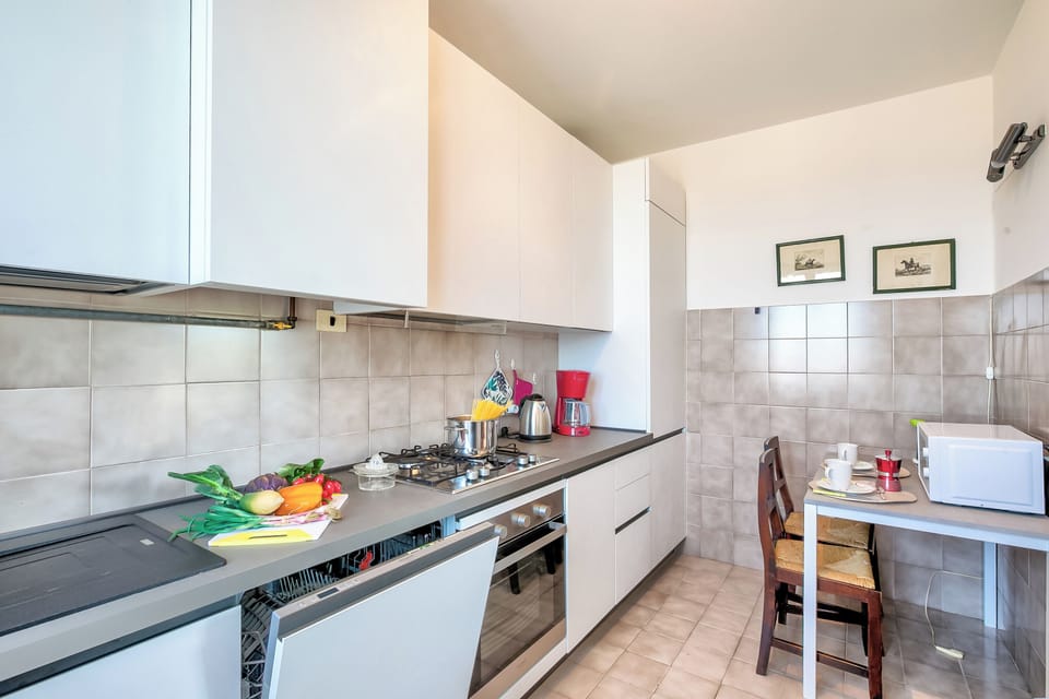 Kitchen and dining area