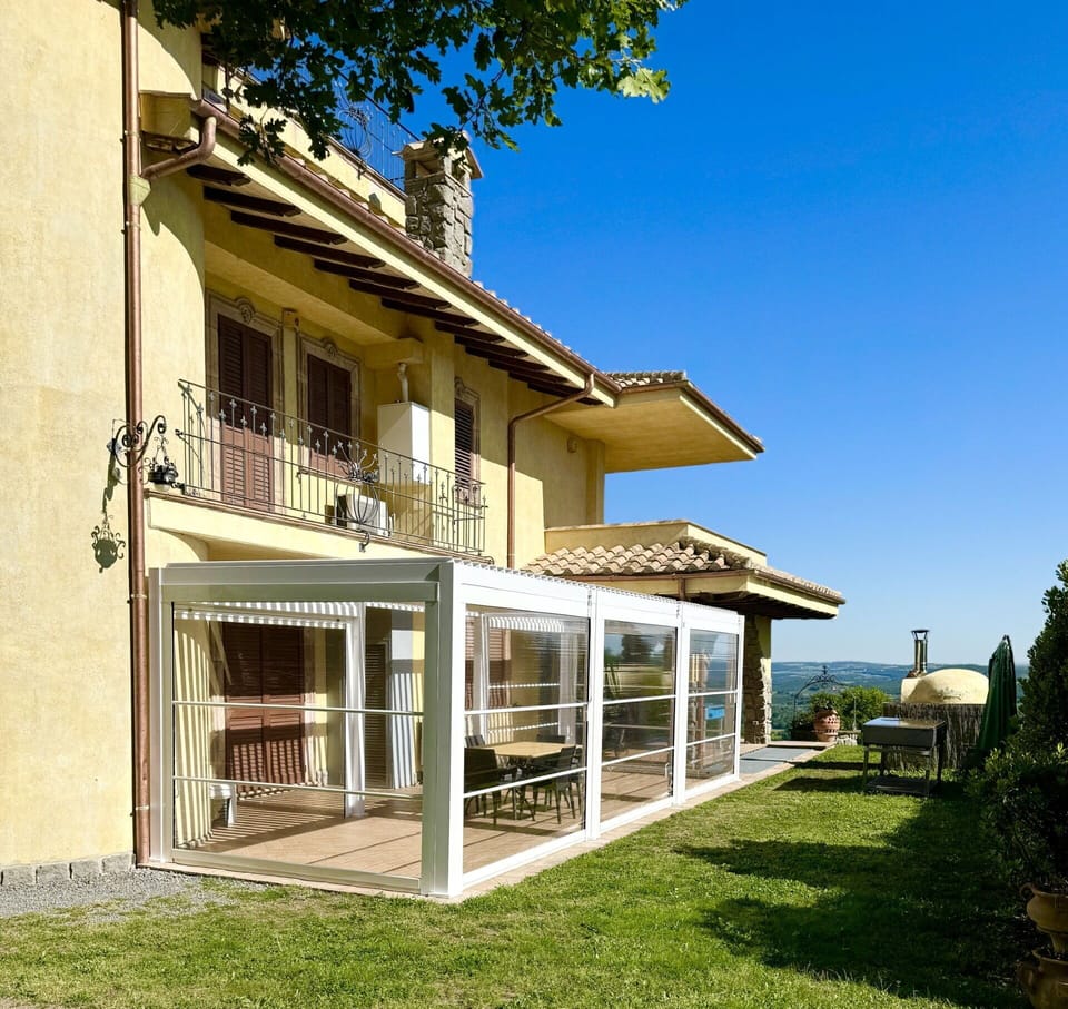 Porch, Shade, Outdoor Structure, Door, Balcony, Chair, Column, Pavilion, Patio, Pergola