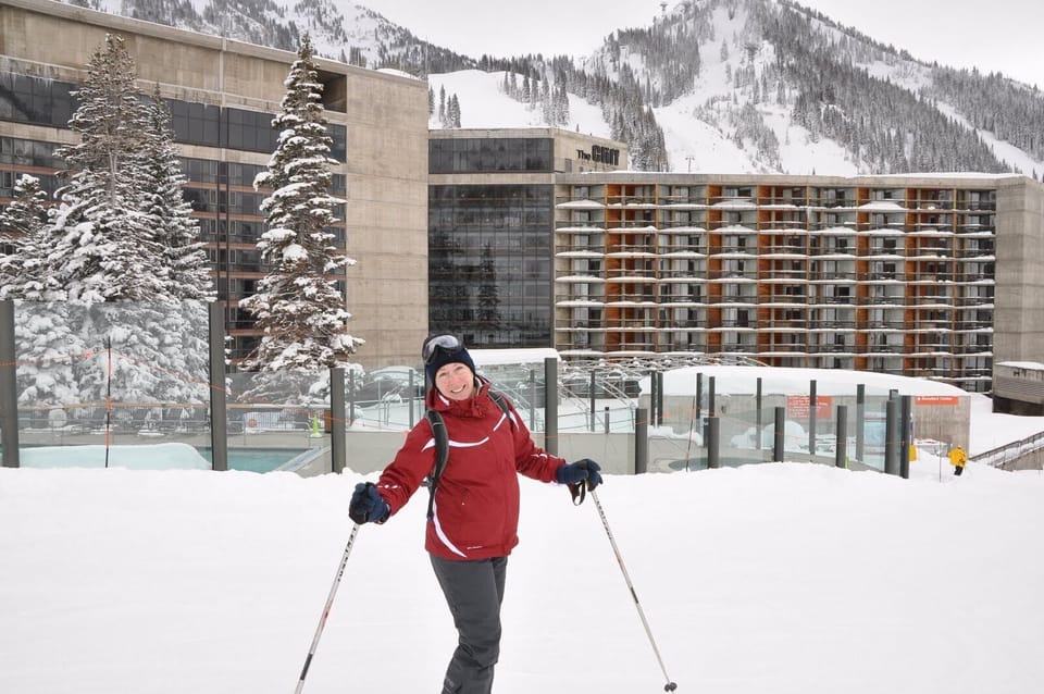 World class skier at Snowbird