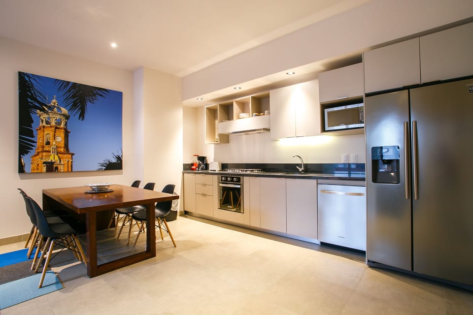 Fully equipped kitchen