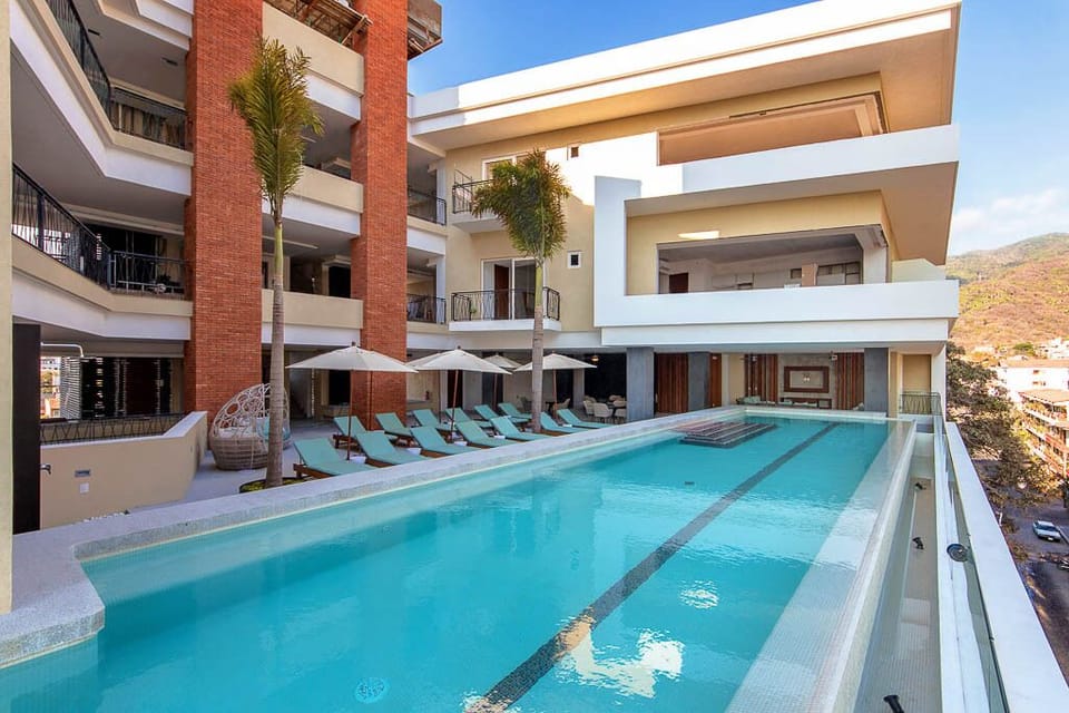 Lap pool on the 5th floor