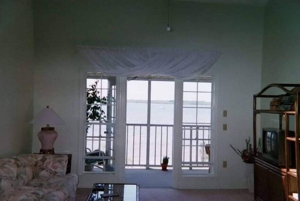 View of the water from the living room