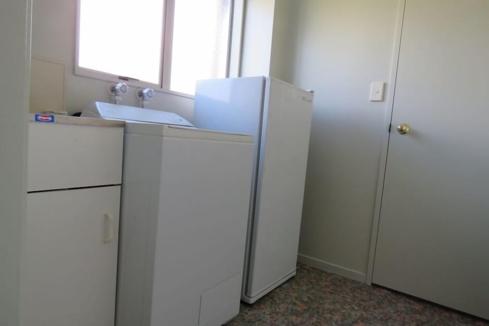 Laundary with extra fridge