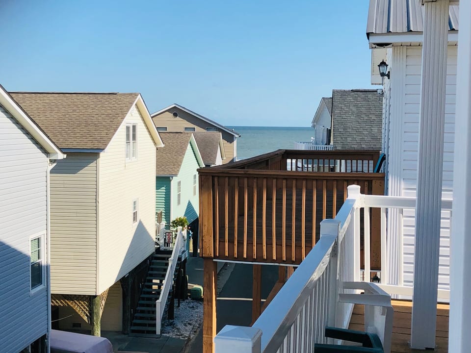 View from upstairs balcony - accessible from bedrooms 2 & 3