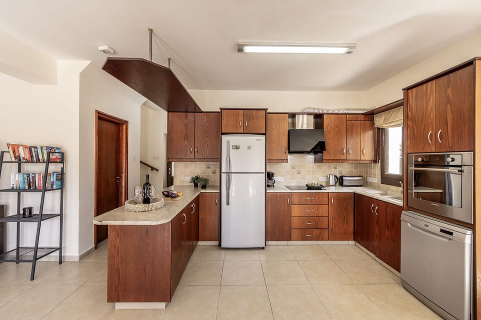 Kitchen from the dining area