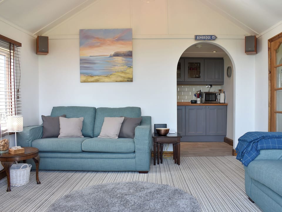 Delightful living room | Culver Chalet, Bembridge, near Sandown